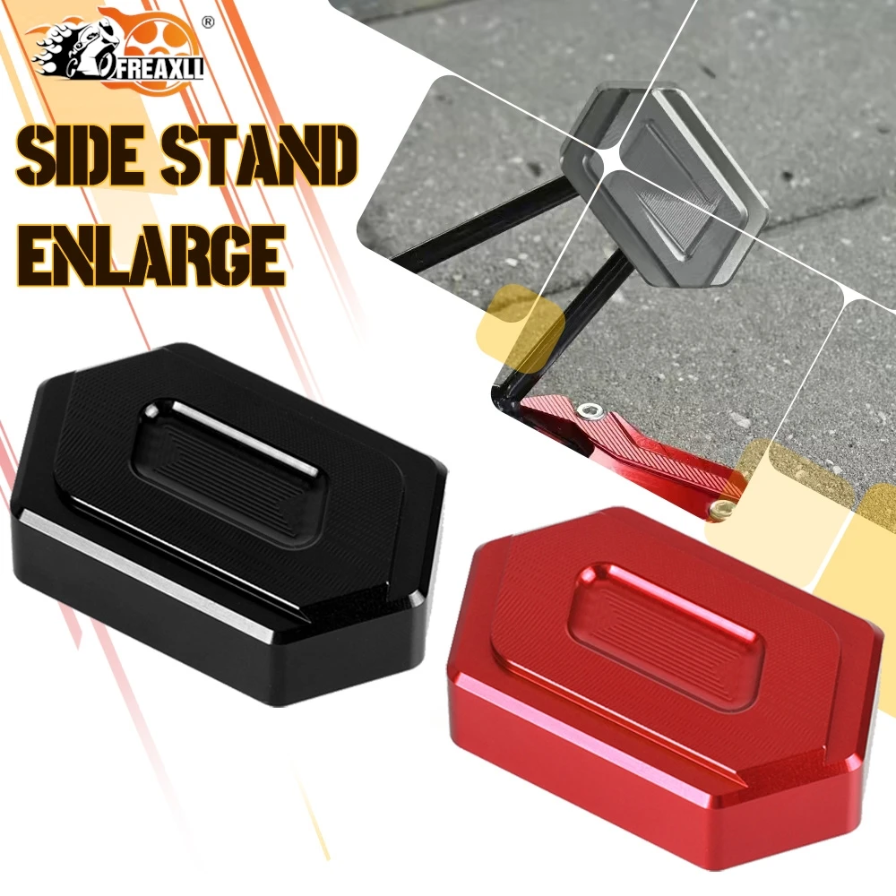 Motorcycle FIT For HAOJUE TR300 TR 300 CNC Aluminium Kickstand Enlarger Foot Side Stand Extension Entender Plate Pad Accessories