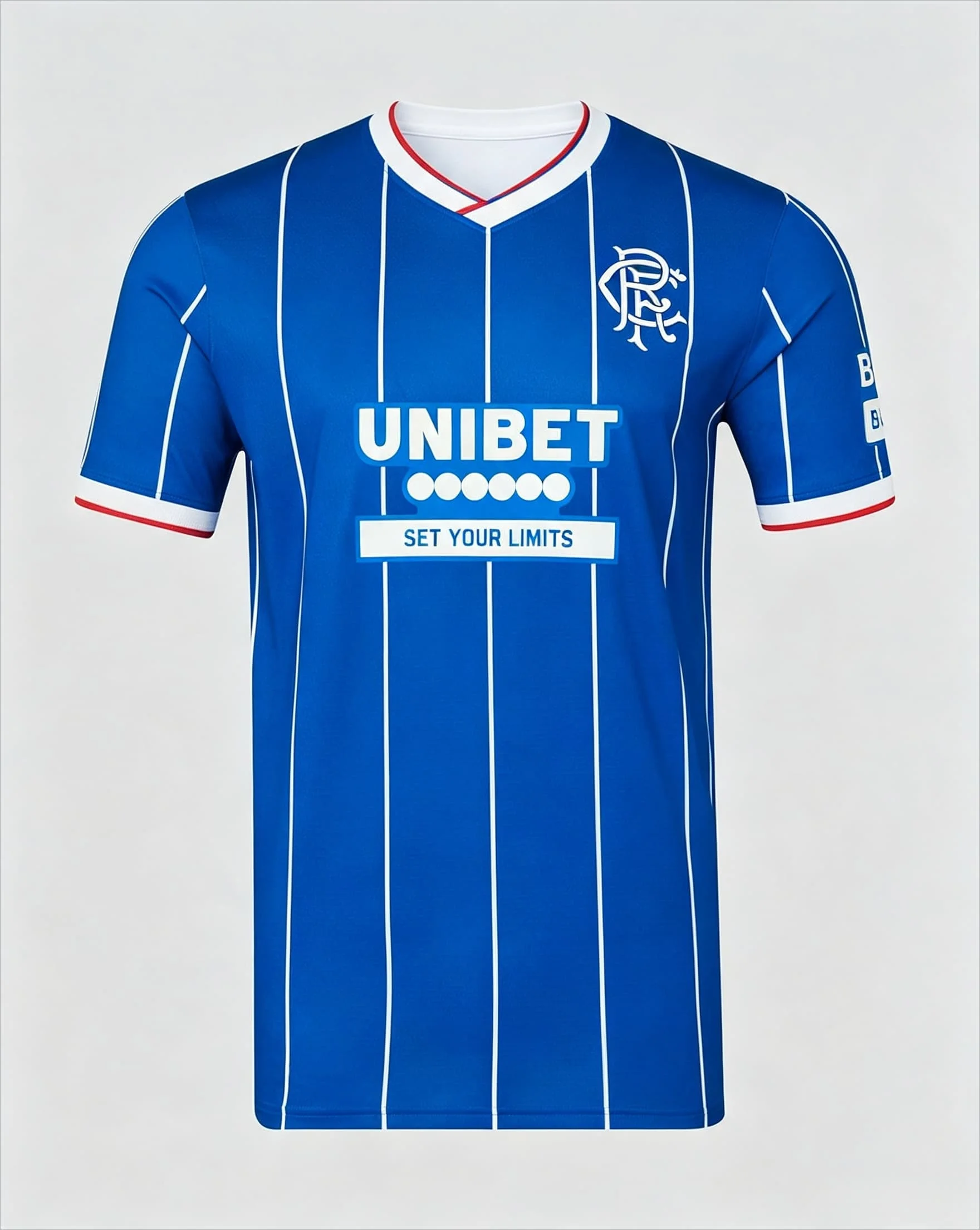 Glasgow Rangers Football Jersey Men Summer 3D Print Sports Football T-shirt, Breathable Quick Drying Unisex Family Kids Tees