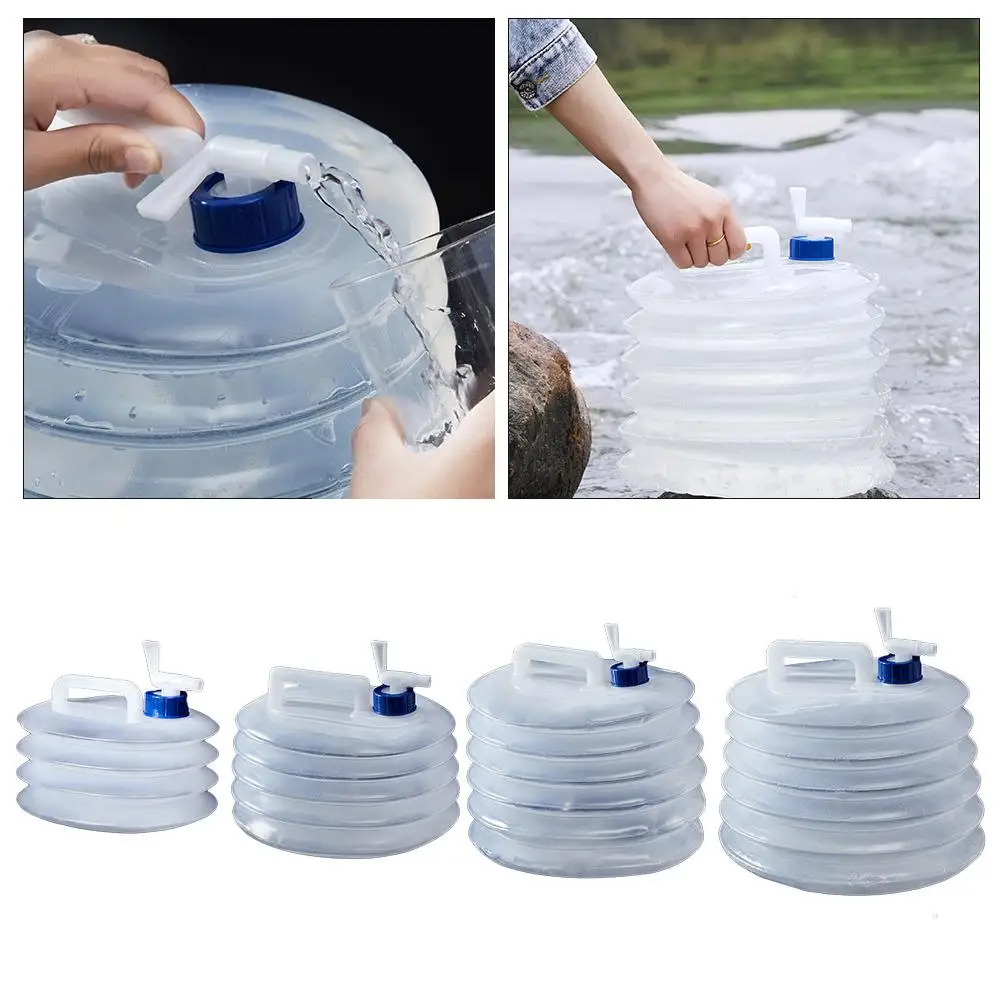 

3L-15L Folding Bucket Outdoor Camping Foldable Bucket Foldable Folding Bottle Water Water Portable Bag Storage Water Gear D5C6