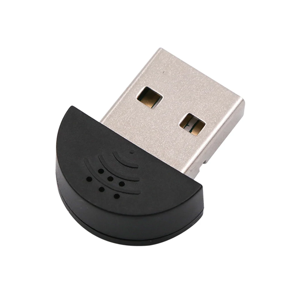 Portable Mini USB 2.0 Microphone Omni-Directional Stereo USB MIC for Laptop PC Computer Chatting Online Meeting For MSN/Skype