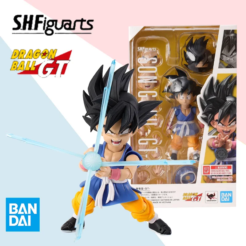 

Bandai Original S.H.Figuarts Dragon Ball SHF SON GOKU -GT- Anime Action Figure Model Toy Gift Collection Model Children's Gift