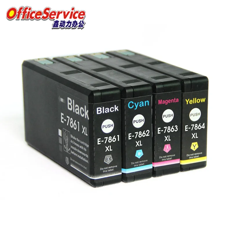 786XL T7861 to T7864 ink Cartridge Compatible For Epson WorkForce Pro WF-4630 WF-4640 WF-5110 WF-5190 WF-5620 WF-5690 printer