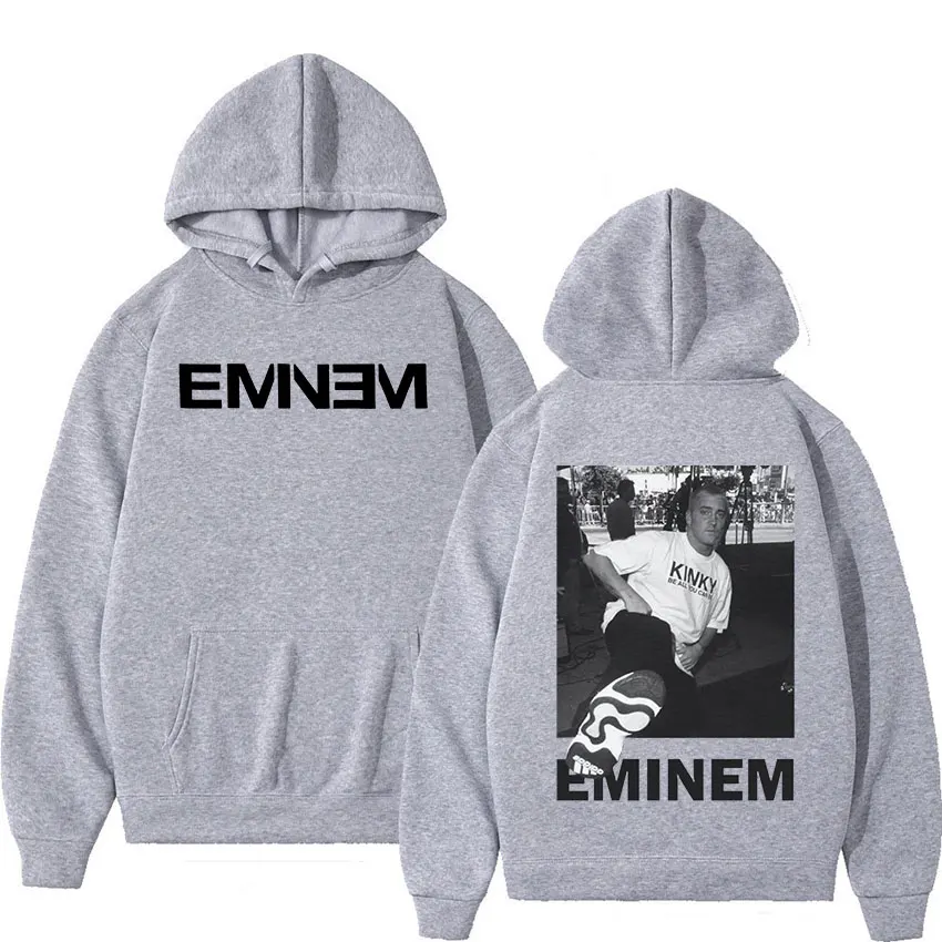 Rapper Eminem Graphic Hoodie Men Women Casual Autumn/Winter Sweatshirt Hip Hop Fashion Gothic Pullover Hoodies Fleece Streetwear