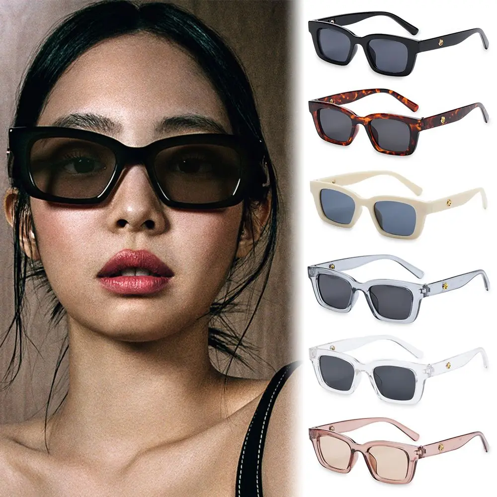 

Trendy Style UV400 Protection Driver Goggles Ladies Eyeglasses Rectangle Sunglasses Sunglasses for Women Retro Sun Glasses