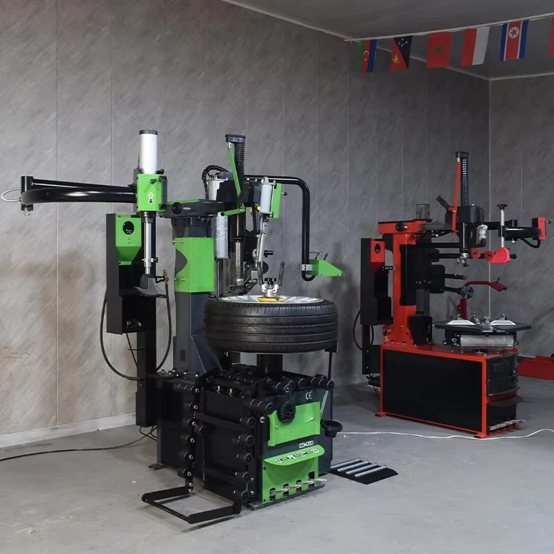 Hot Sale 28 Inches Wheel Balancing Machine for Workshop Tyre Changing Machine with Three Positions Pressing Helper Arm
