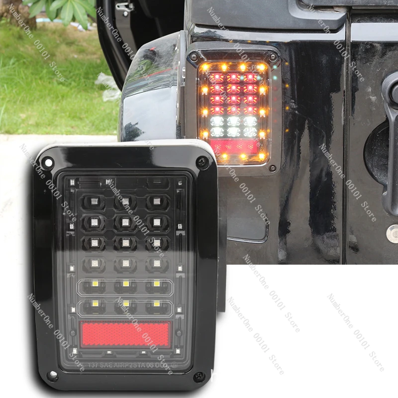 Brake light reversing warning rear tail light