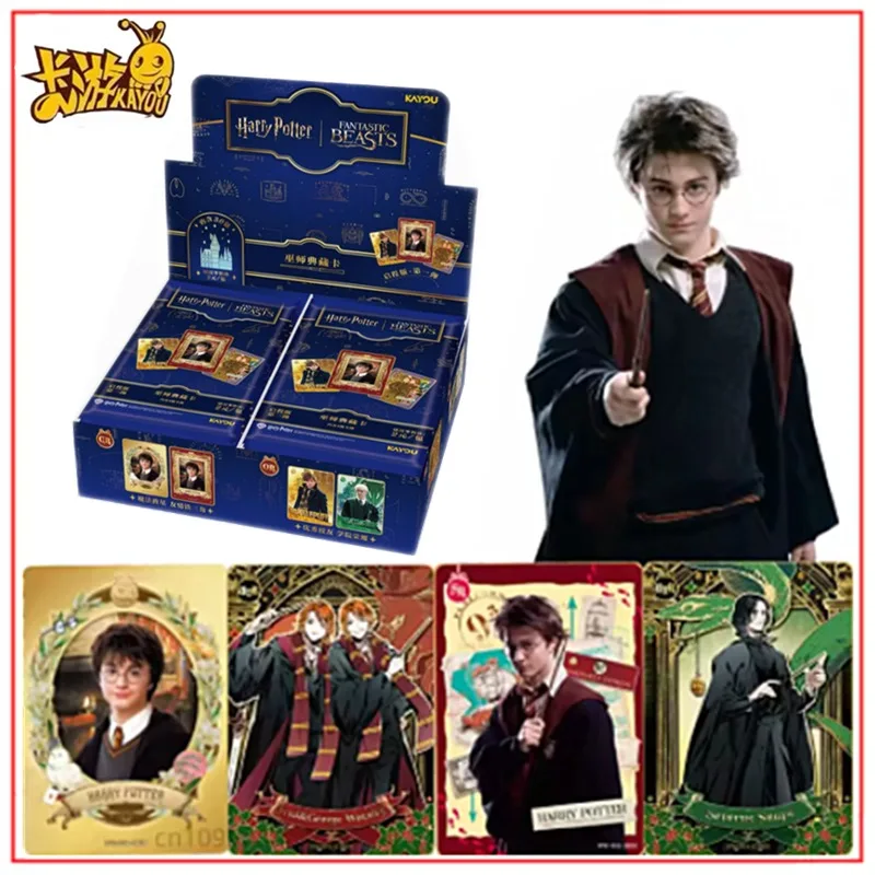 بطاقات تجميع ساحرة هاري بوتر الجديدة الأصلية من KAYOU - الطبعة البداية - بضائع أفلام الرسوم المتحركة وهدايا العطلات