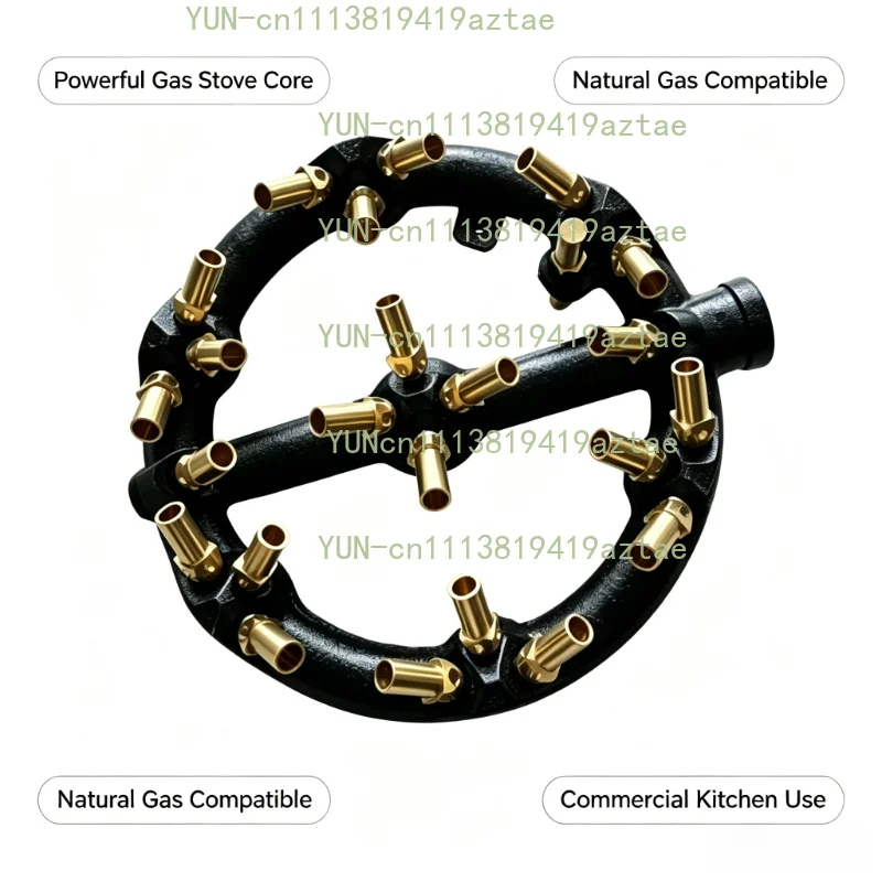 23 Mouth Fighting Hot Gas Fierce Fire Core, Natural Wind Stove Head, Commercial Gas Stove Accessories