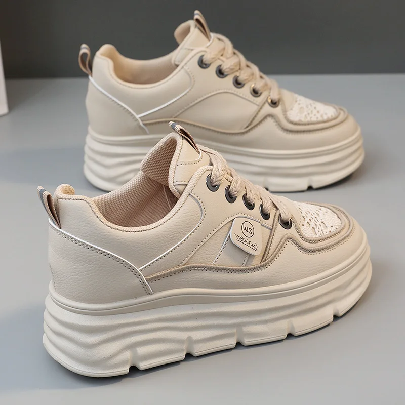 2024 Fashion Sneakers for Women Tennis Female White New Sport Shoes for Gym Flat Sole Ladies Sneaker Tenes Mascolino Platform