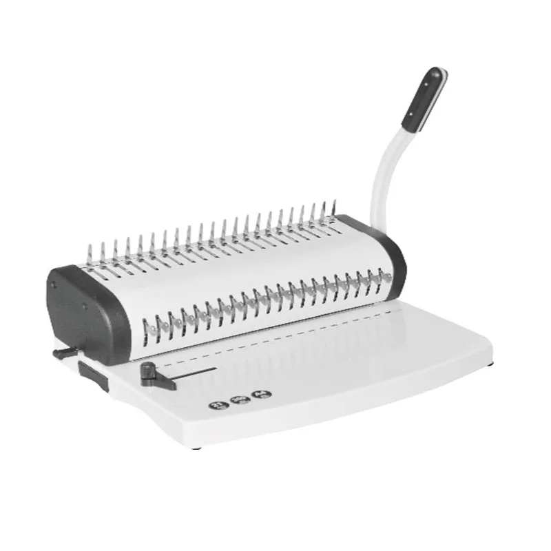 

Manual Base Metal Comb Punching & Binding A3 CYS616 Comb Book Binding Machine For Office Equipment Use