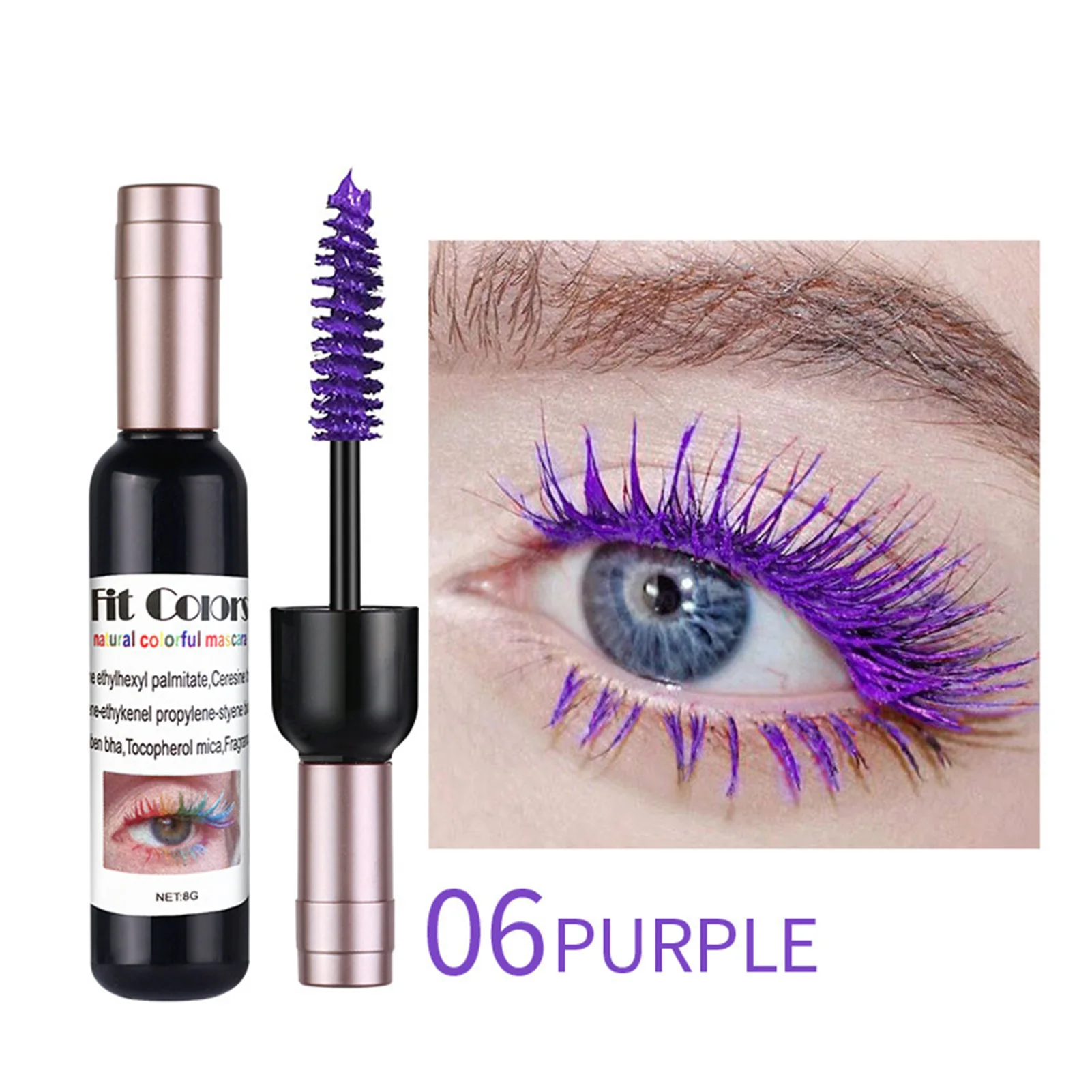 Stage Cos schlanke dicke Mascara wasserdichte und Anti trans pirant Mascara für trend ige Frauen Mädchen täglich Make-up