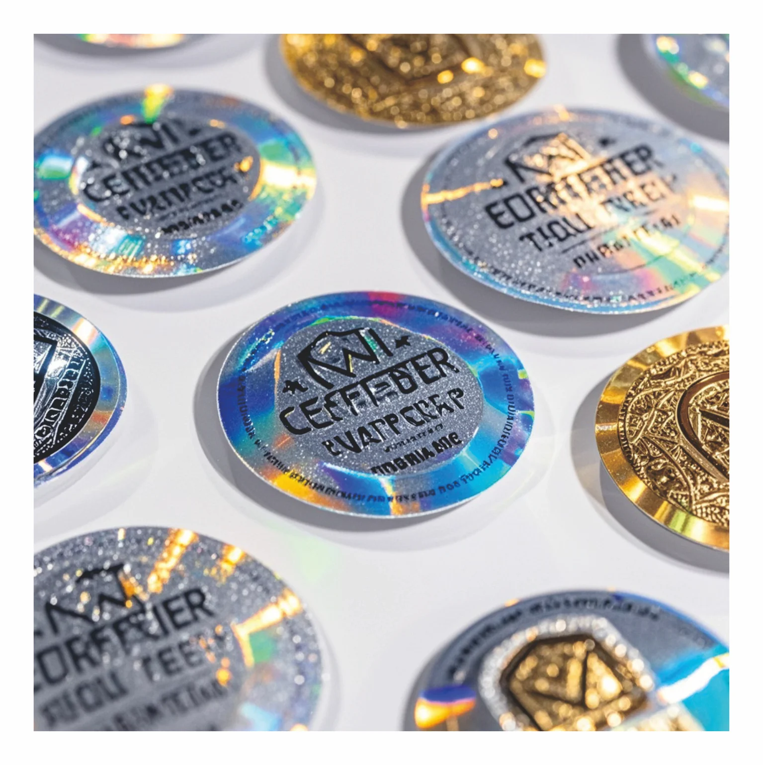 Professional 3D Holographic Cartoon Sticker With Serial Number Serial Number Sticker With Great Price