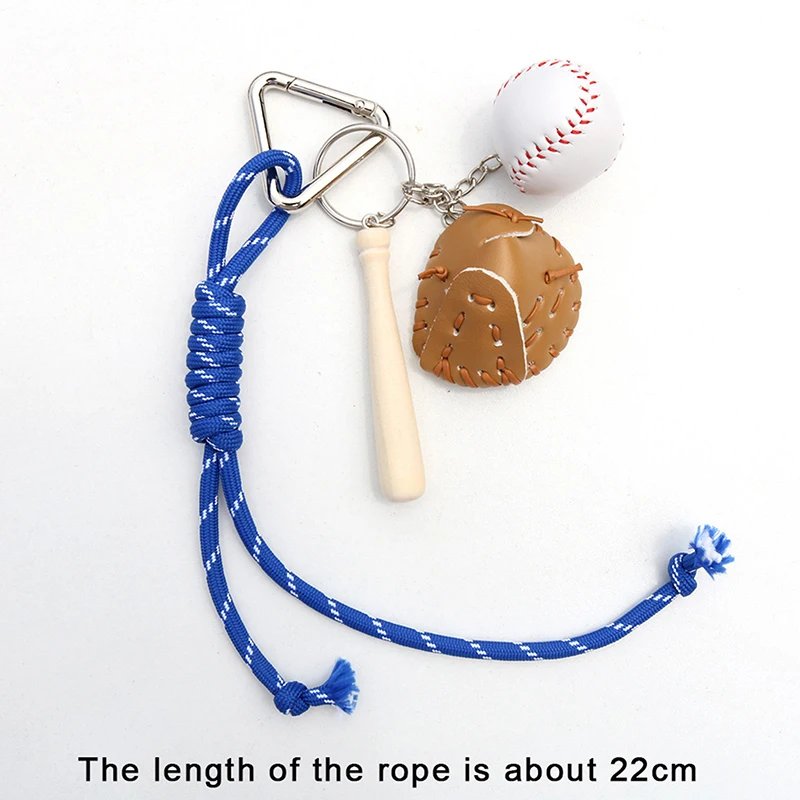 Bag Charm Mobile Phone Chain Tennis Baseball Badminton Football Pendant Personality Ins Style Braided Lanyard