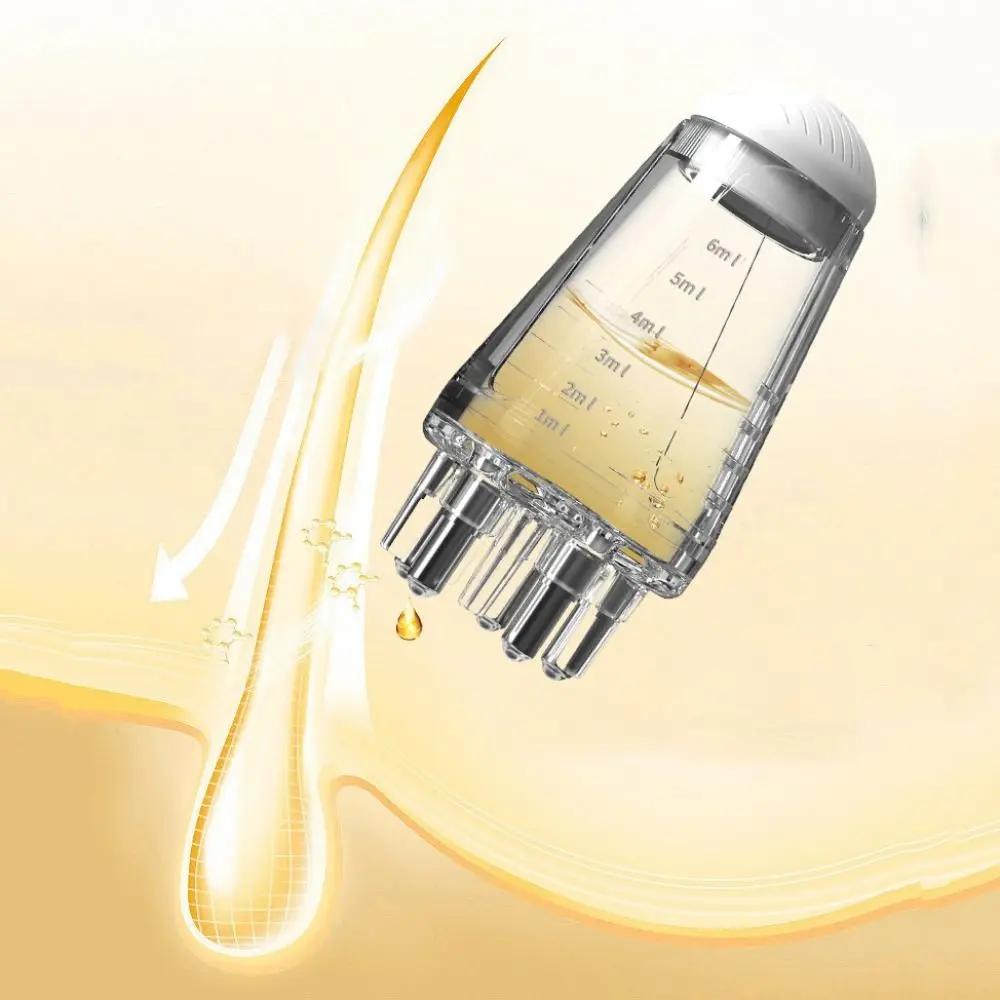 Płynny olejek prowadzący Serum do pielęgnacji skóry głowy Olejek do masażu włosów Masażer do skóry głowy Aplikator Medycyna Grzebień Płynny grzebień prowadzący