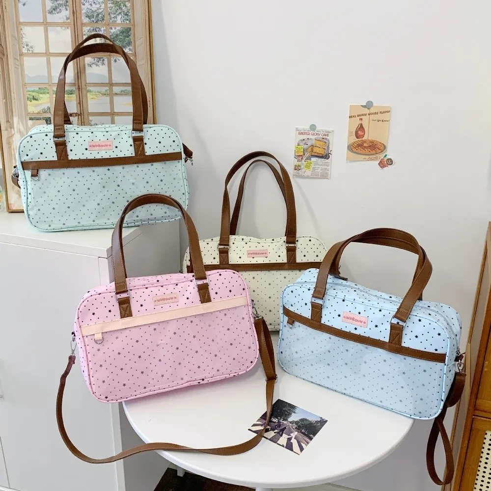 

Harajuku Style Large Capacity Transparent Ita Bag Lace Polka Dot Lolita Crossbody Bag Cute Elegant Shoulder Bag Commuting