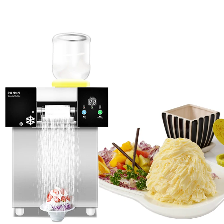 Commercial Restaurant Multi-Function Snowflake Korean Bingsu Chocolates Snowflake Ice Cream Machine For Commercial Use