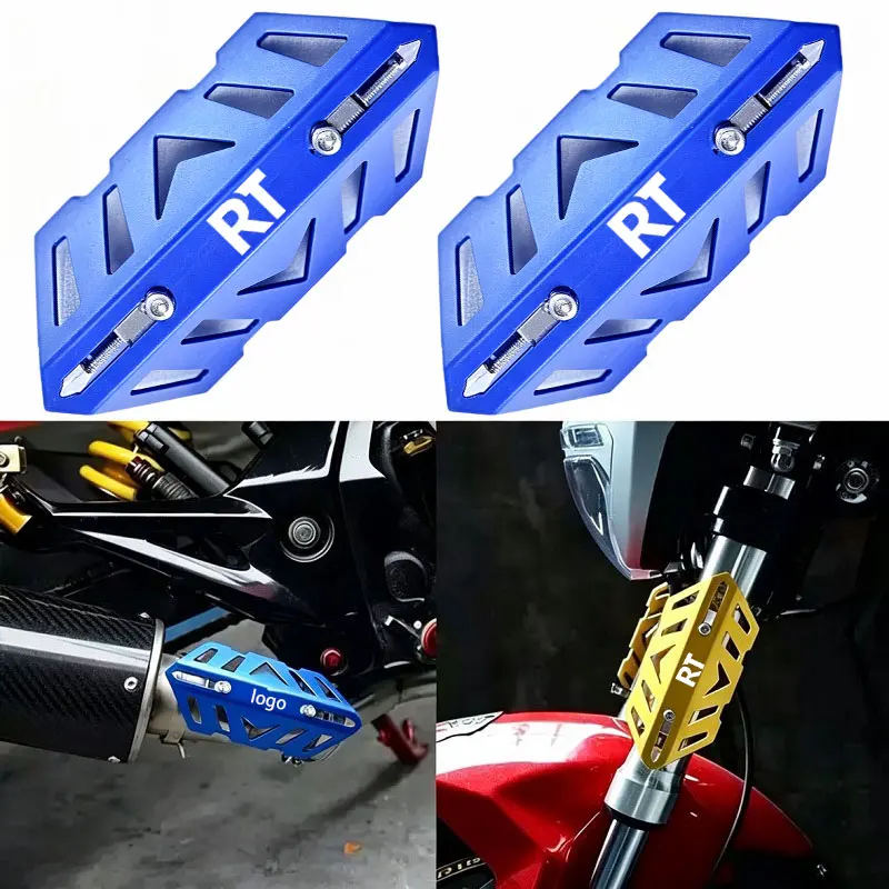 For BMW R1250RT R1200RT R1150RT R1100RT R850RT R 1250 RT R 1200 RT R 1150 RT Moto front fork protective cover and exhaust pipe