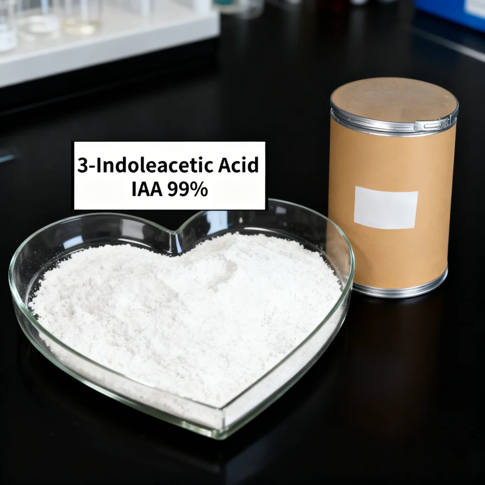 Heteroauxin IAA 99%TC Plant Hormone – CAS 87-51-4 Rooting & Fruit-Setting Growth Regulator​