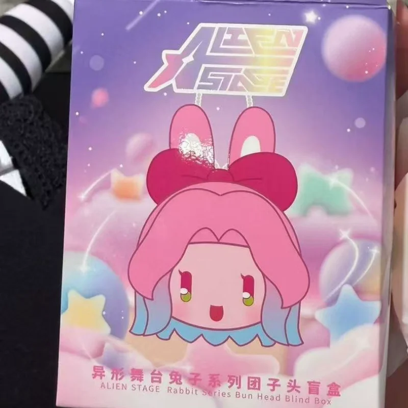 

Оригинальная коллекционная кукла серии Alien Stage Rabbit с головой булочки, модная загадочная сумка-коробка, подвеска для фанатов и коллекционеров