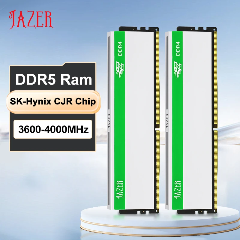 JAZER  Memory DDR4 16GB 8GB 4000MHz 3600MHz New Dimm Memoria Rams PC4 Desktop Gaming Memory Support Motherboard DDR4 Memory