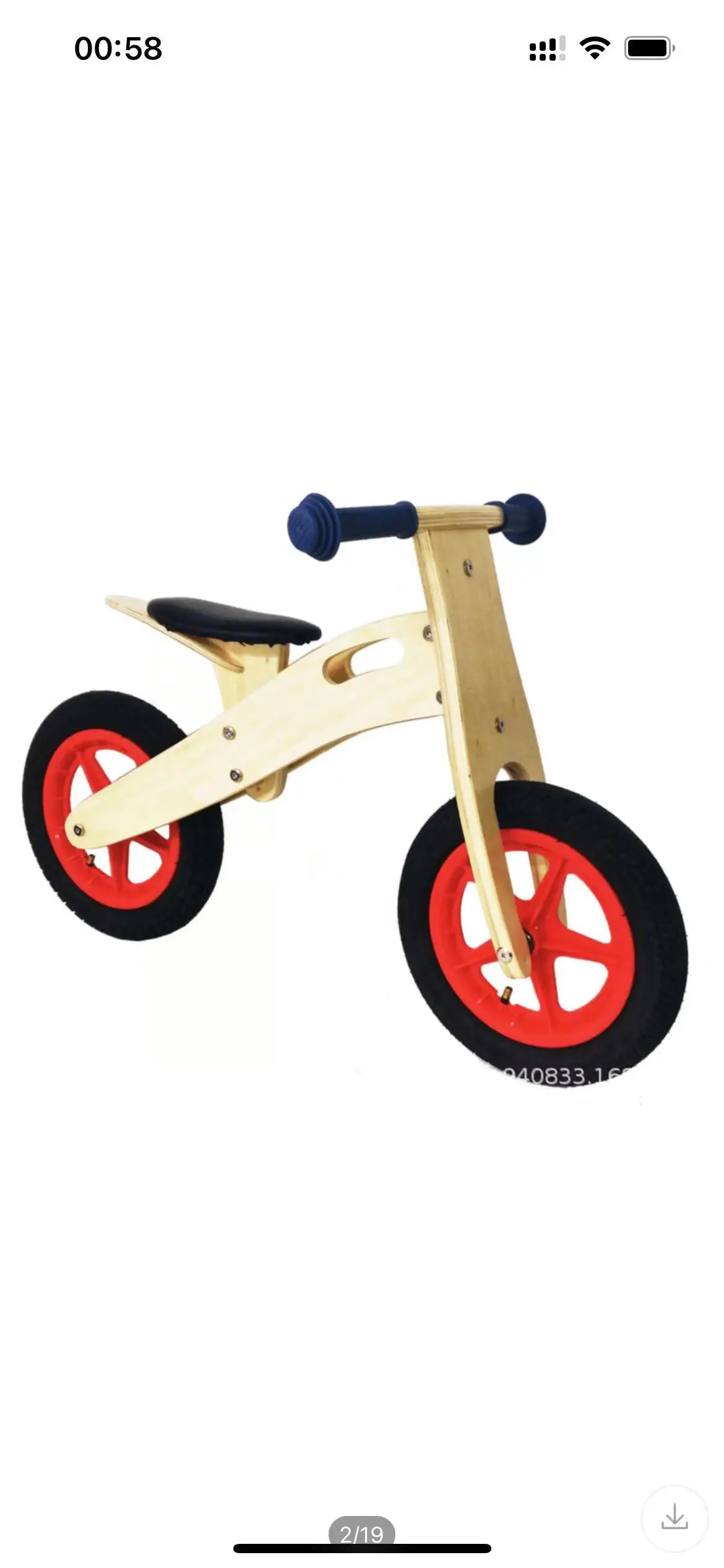 

Wooden Bike Children's Toys Balance Car Both Indoor And Outdoor Activities Are Available Let The Child Love Sports