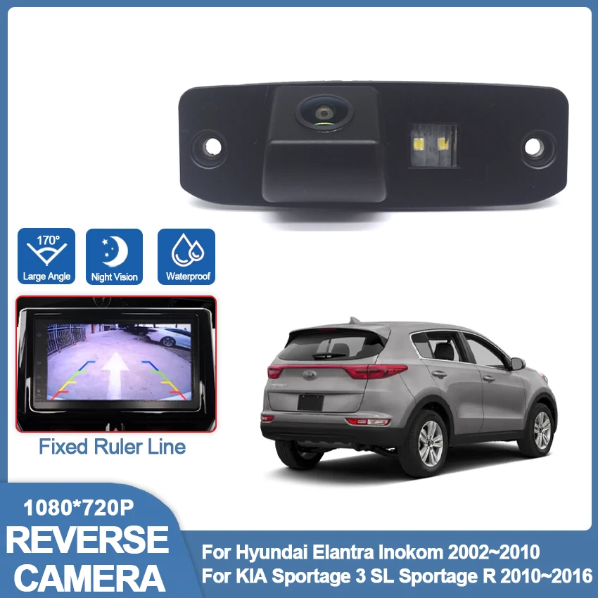 170 Degree HD 1920x1080P Reverse Car Camera For Hyundai Elantra sedan MK3 MK4 Tucson JM Veracruz/IX55 wagon/i40 Tourer Accent