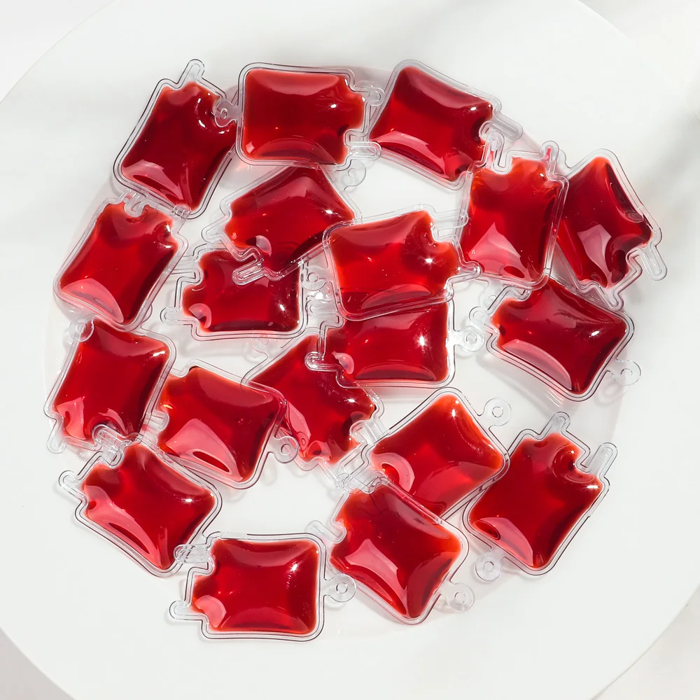 5 قطعة 33x58 مللي متر هالوين القوطية ثلاثية الأبعاد كيس الدم الاكريليك Charms قلادة DIY بها بنفسك صنع المجوهرات المفاتيح القرط اكسسوارات بالجملة