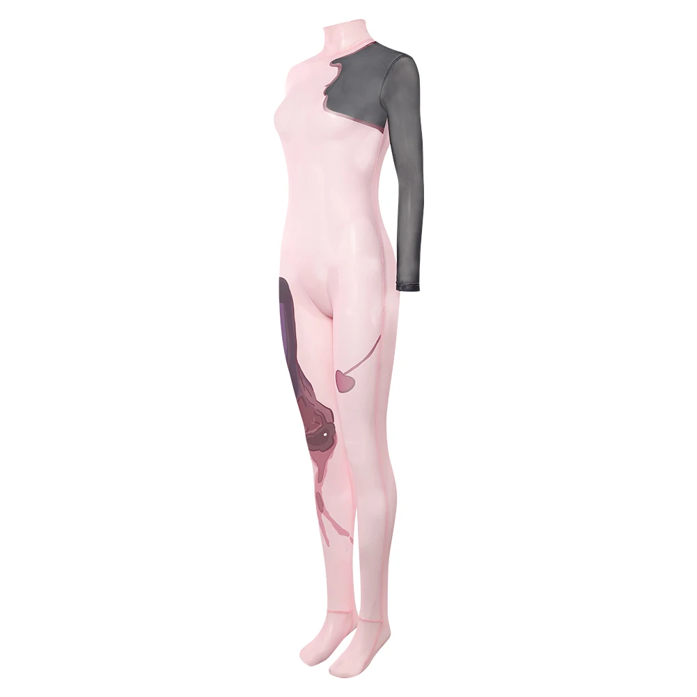 Stage of Alien Mizi Sua Cosplay Tattoo Jumpsuit Shirt Clothing Costume Zombie Stage Clothes for Women Halloween Carnival Party view 4