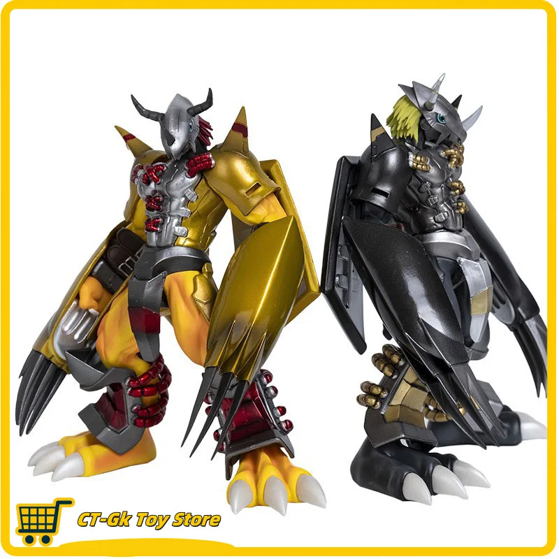 20cm Black War Greymon Action Figure Anime Digital Monster Figures Gk The Ultimate Form Of Dark Evolution Pvc Model Kids Toy