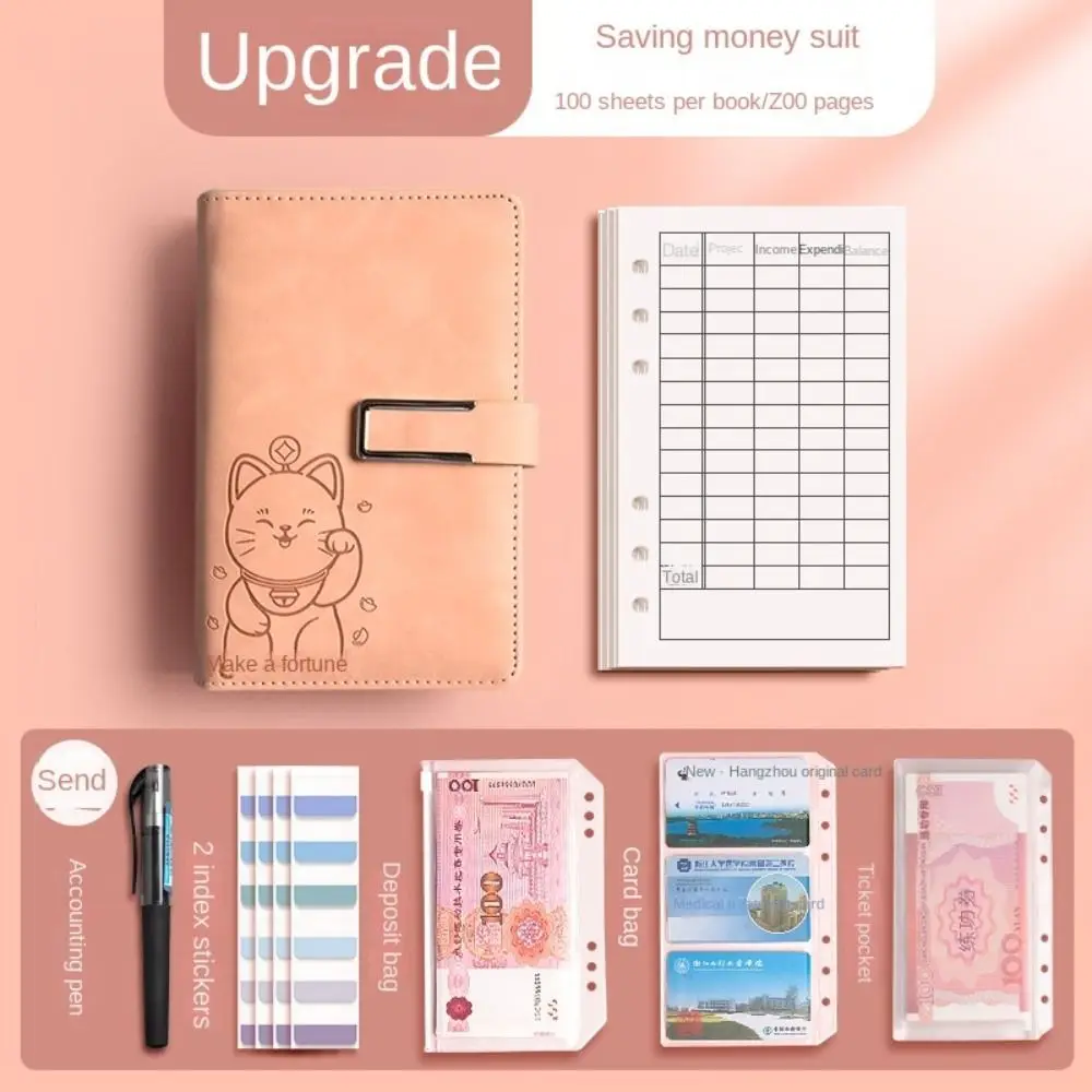 Enveloppes d'argent, classeur d'économie, résistant aux déchirures, étanche, livre de défis d'épargne, Mini classeur de Budget coloré Durable