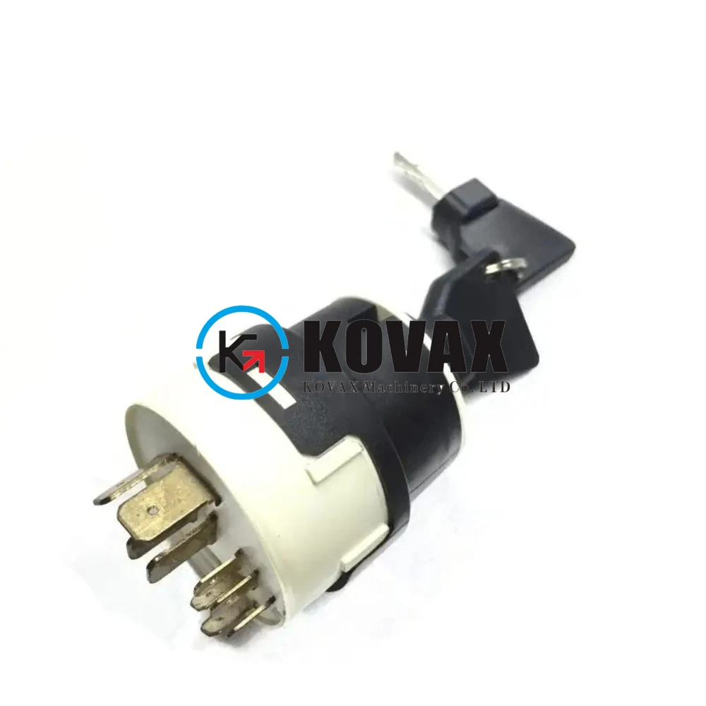 

701-80184 701/45500 70145500 70180184 50988 85804674 Ignition Switch 9-Pin Dual Key Suitable for 2CX 3CX 4CX Loaders