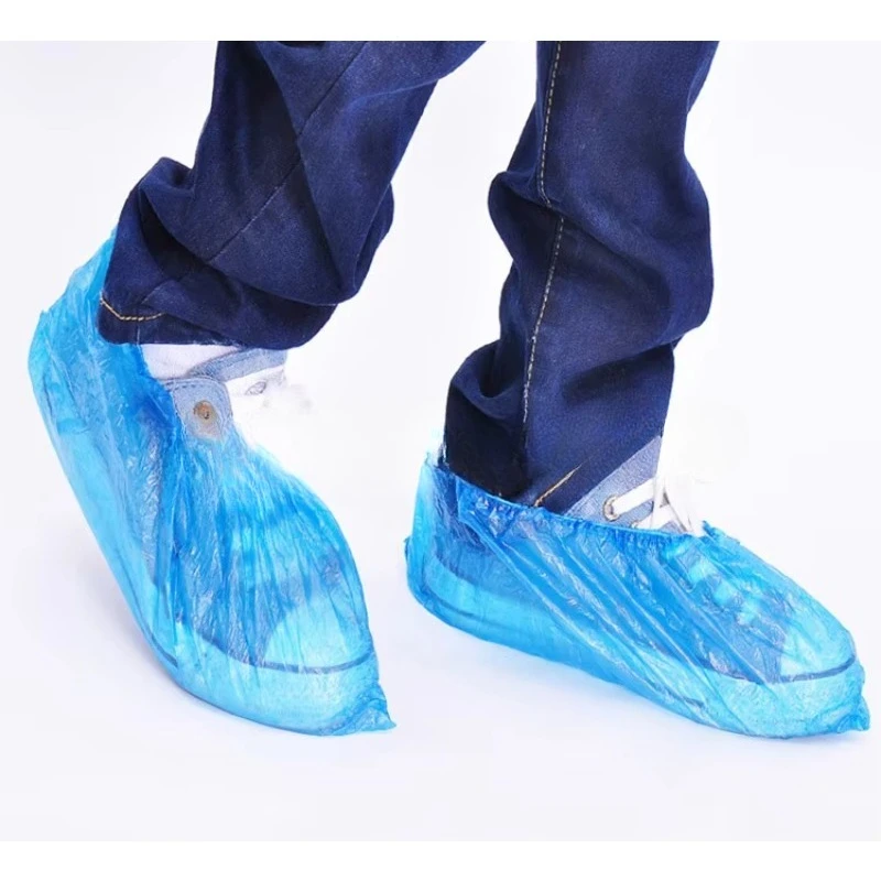 Customized Automatic Disposable PE Plastic Model-SXTJ Plastic Long Shoe Cover Making Machine Plastic Boot Cover Machine Rain Pr