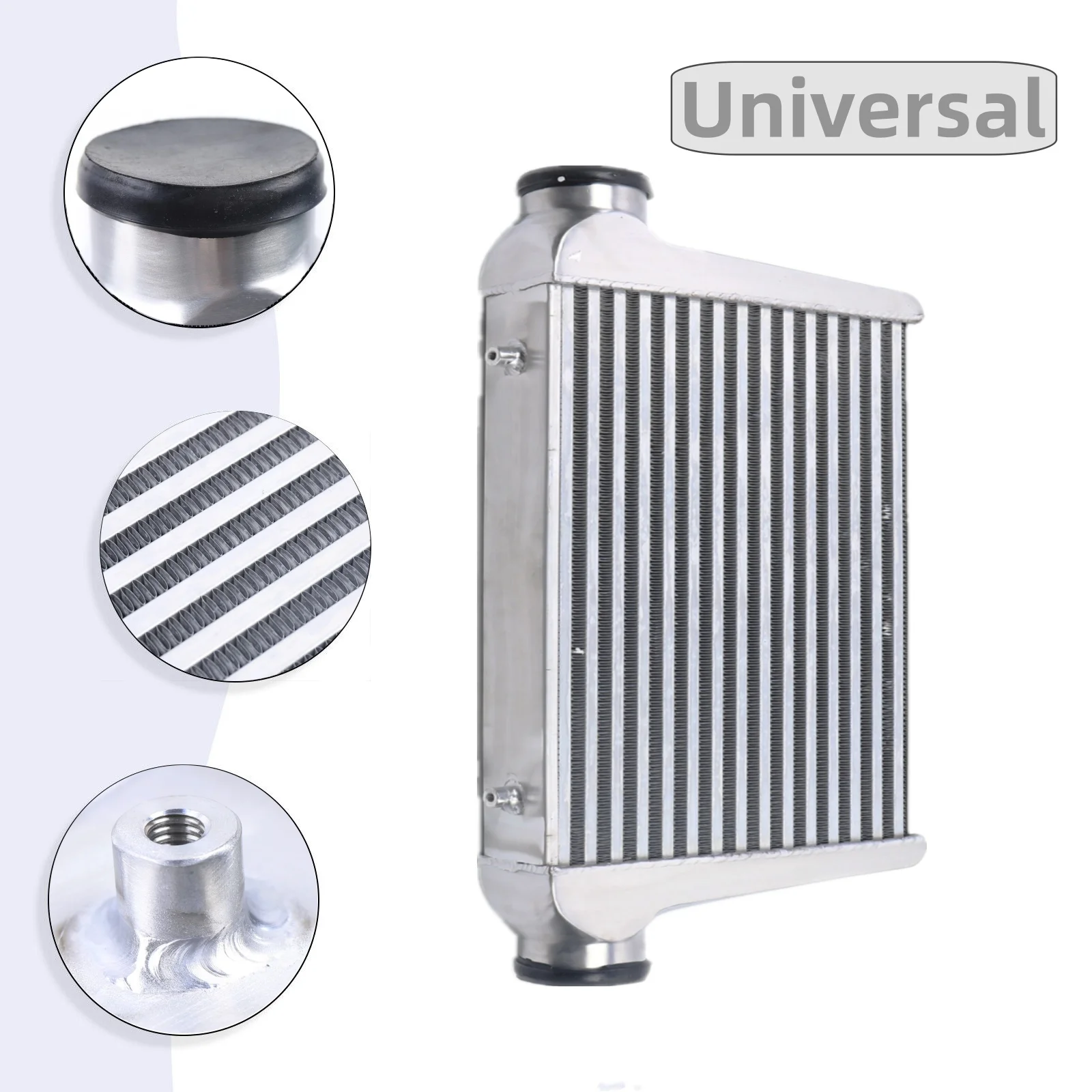 

Universal Bar & Plate FMIC Intercooler Durable FMIC Aluminum Turbo Intercooler 25"x12"x3" 3inch Inlet & Outlet NEW