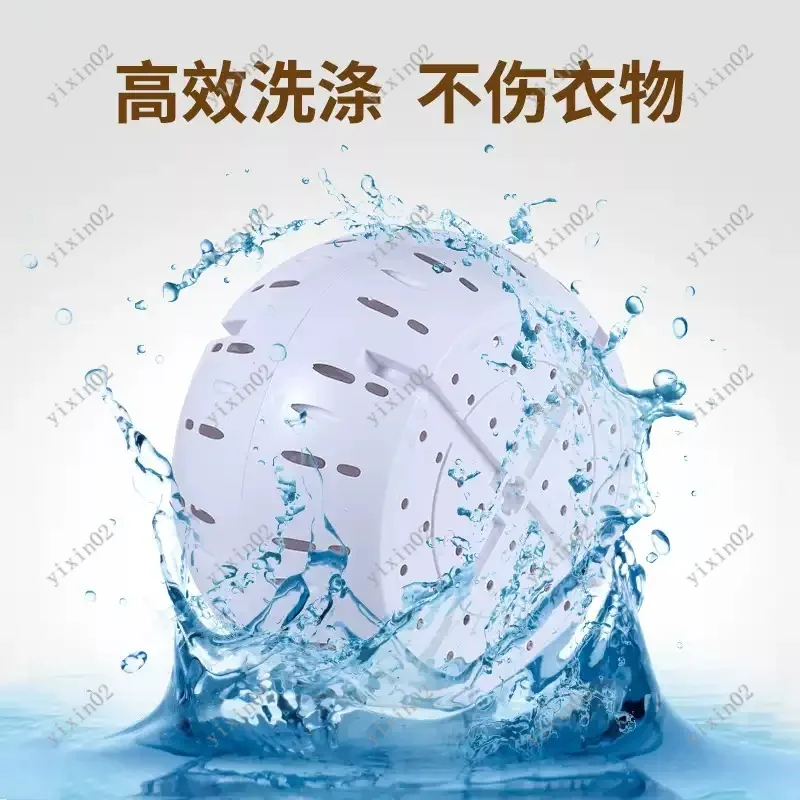 

Manual Hand Crank Mini Washing Machine No Electricity Portable Washer for Socks Underwear Home Dormitory Use