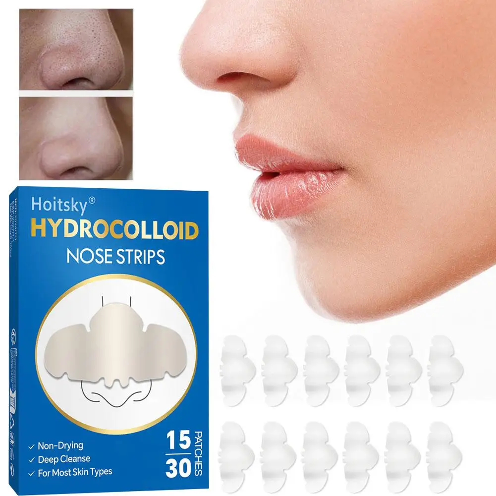 15 Pcs Nose Pore Strips - Deep Cleansing Blackhead Removal for Clogged Pores, Pain-Free Peel Off & Hypoallergenic Treatment
