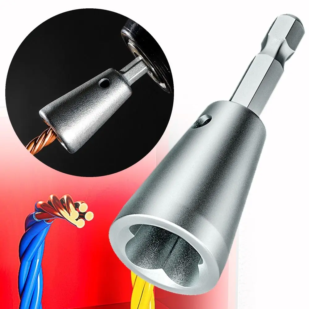 

Quickly Twisted Wire Twisting Tools Electrician Power Drill Drivers Twist Cable Device Automatic Electrical Wire Twister