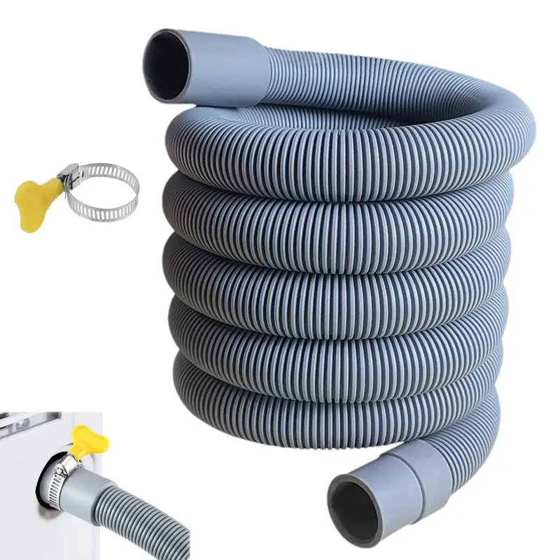 Universal Dehumidifier Drain Hose Rubber Adapter and Connect Clamp Hose Replacement for Most Dehumidifiers Air Conditioners