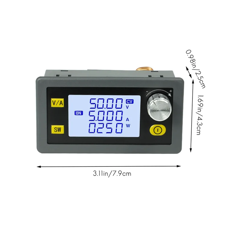 Convertitore boost antimpertensivo CNC da 250 W CC 6-55 V Ingresso alimentatore regolabile Modulo di ricarica solare a tensione costante