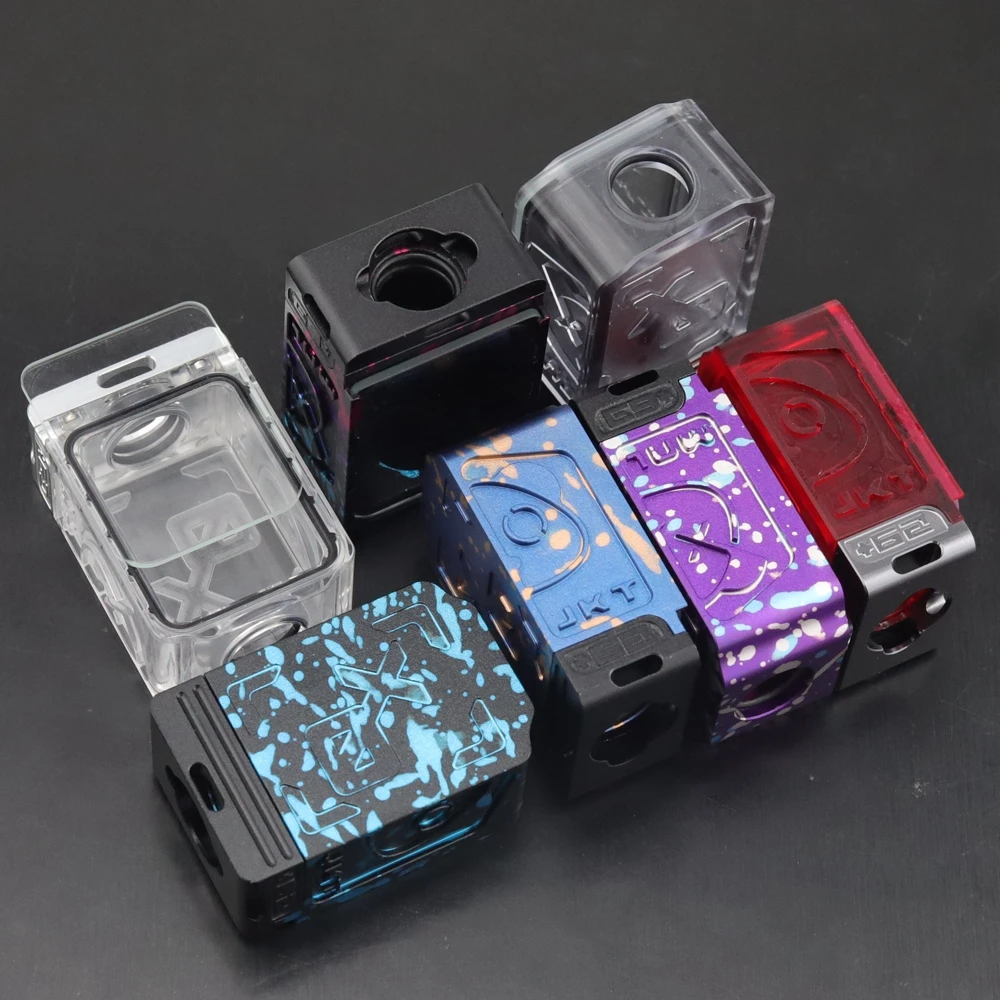 XO Boro-tanque con 2 piezas de vidrio SXK BB Billet Box, Base reemplazable magnética, caja de pañuelos portátil para coche