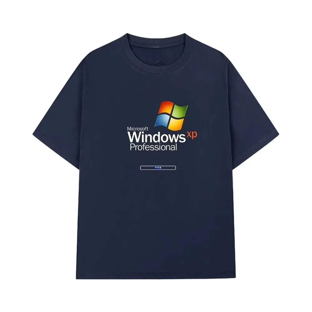 Windows XP Professional Logo Printed T-shirt, Casual, Fashionable and Comfortable T-shirt, Trendy Summer Style Men's T-shirt