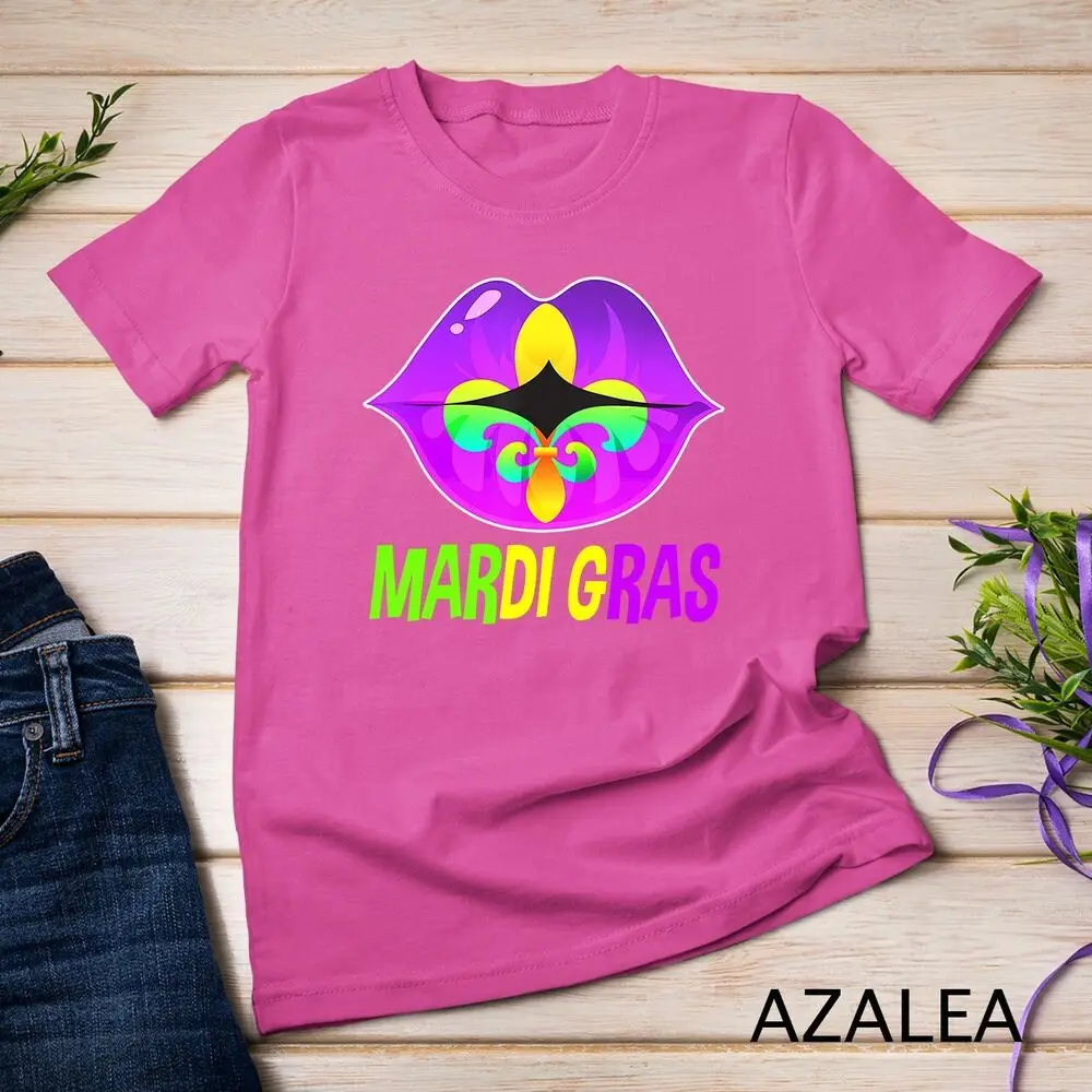 Mardi Gras T shirt Gift for Men Women Kids Costumes Beads T-Shirt Unisex T-shirt