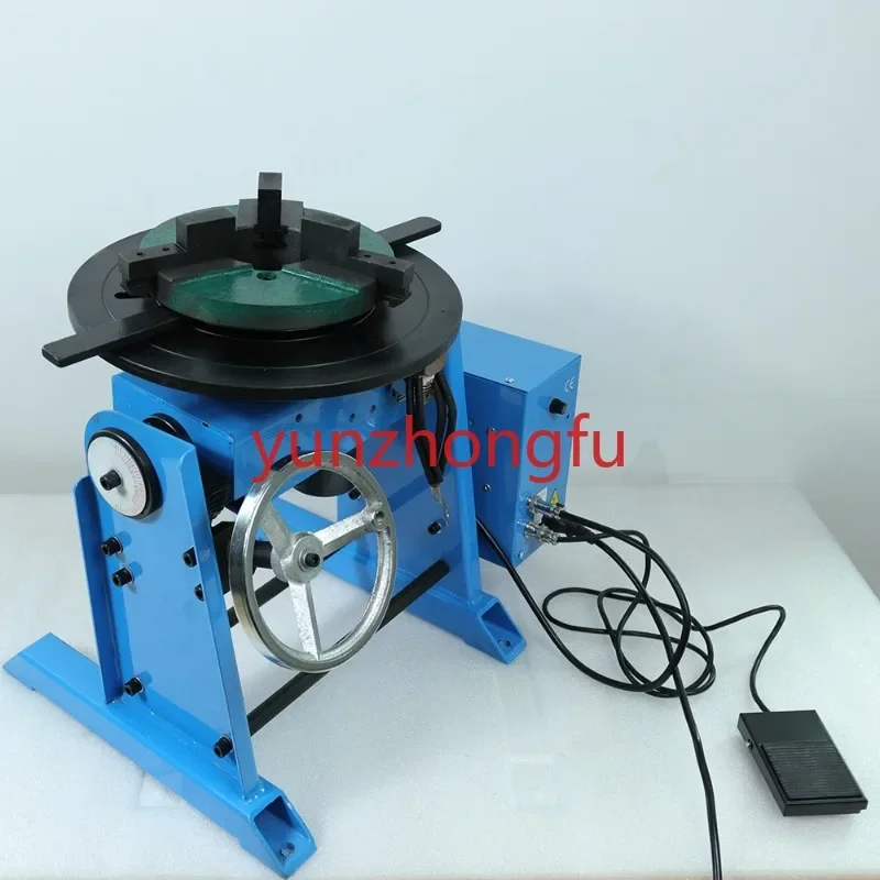 HD-30 Welding Positioner  Table turntable Tube Welder with 3 Jaw Lathe chuck WP 200