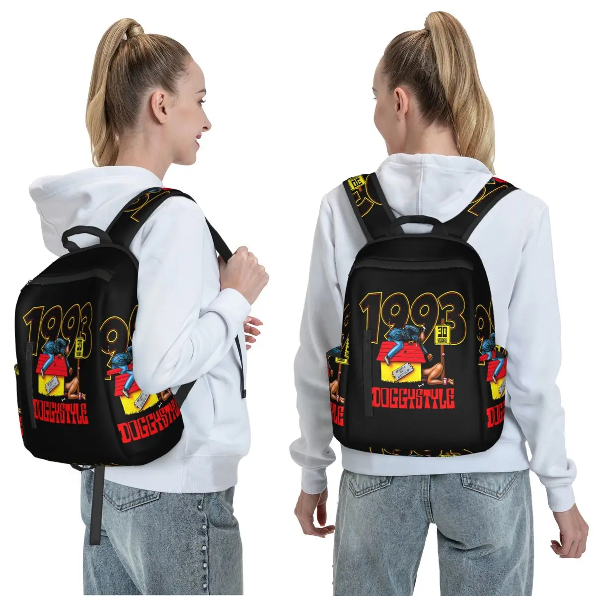 Snoop Dogg Doggystyle Music Rapper Backpack Daypack Large Capacity Kids BookBag School Bag Shoulder Bags for Men Women