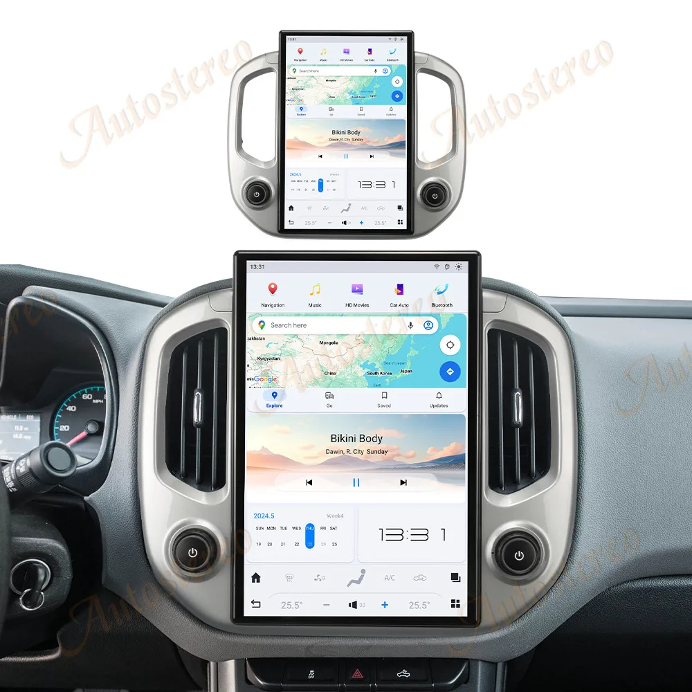 14.4 Inch Android For Chevrolet Colorado GMC Canyon 2014-18 Tesla Style Car GPS Navigation Multimedia Player Car Radio Head Unit