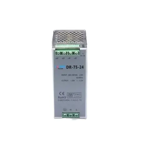 

DR-75-12 75W 12V DC din rail switching power supply LED light