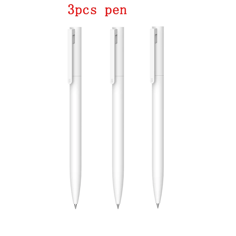 Original Xiaomi Mi Gel Pen High Precision Spring Head 0.5mm Black Signing Pen Smooth Writing Press Out Core Continuously Ink