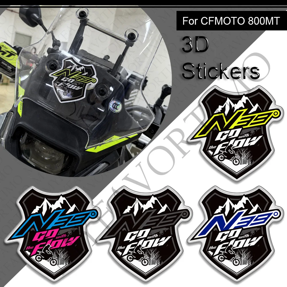 2022 2023 2024 2025 Ontdek Touring Adventure Tank Pad Grips Kit Knie Kuip Spatbord Stickers Decals Voor CFMoto 800MT 800MT