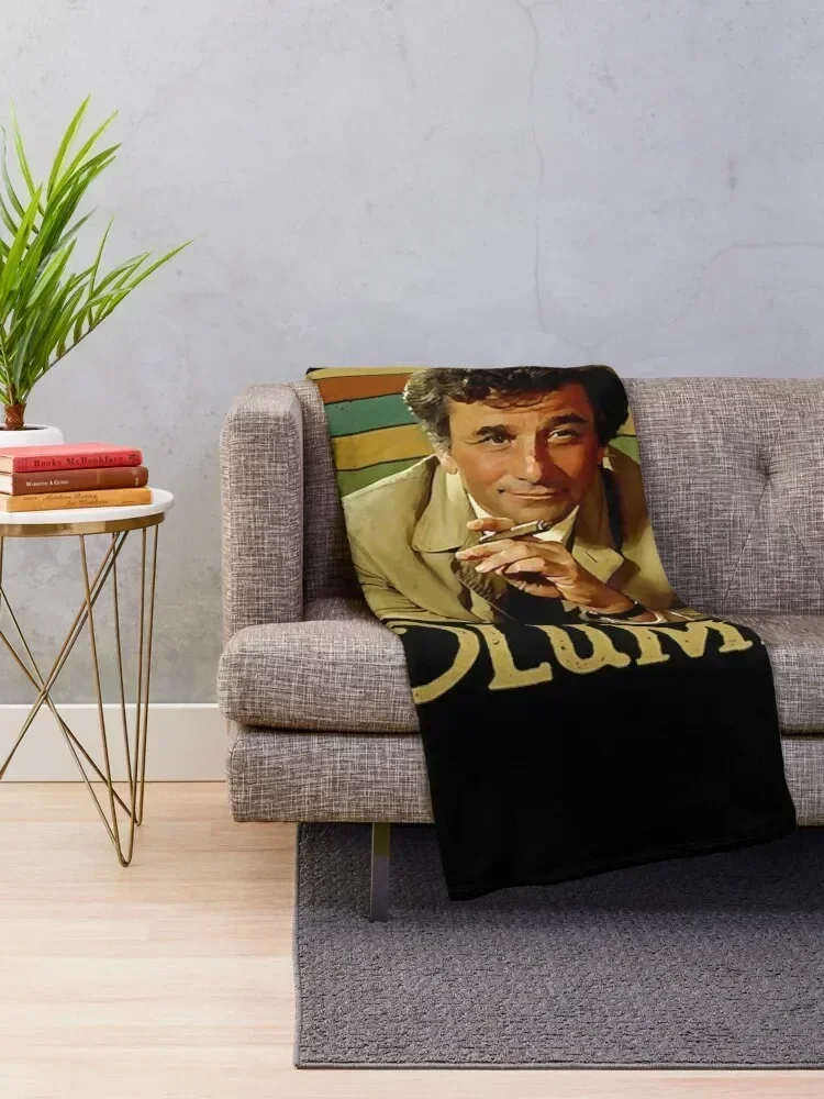 Men Women Just One More Thing-Columbo Columbo Inspired Movie Throw Blanket Soft Plush Plaid Single Quilt Blankets