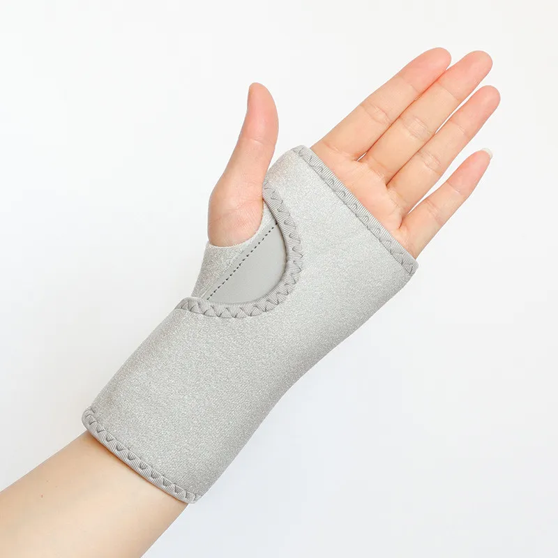 Sportowy aluminiowy stabilizator nadgarstka, ochraniacz na ścięgna, rękaw na nadgarstek, opaska uciskowa na nadgarstek z rzepem.