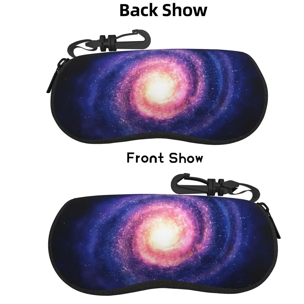

Cloak Galaxy Universe Planets Shell Glasses Case Portable Sunglasses Box Women Men Soft Eyeglasses Bag Pouch